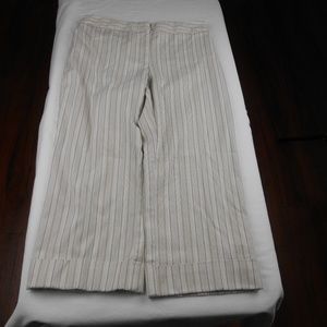 Ann Taylor Striped Capris